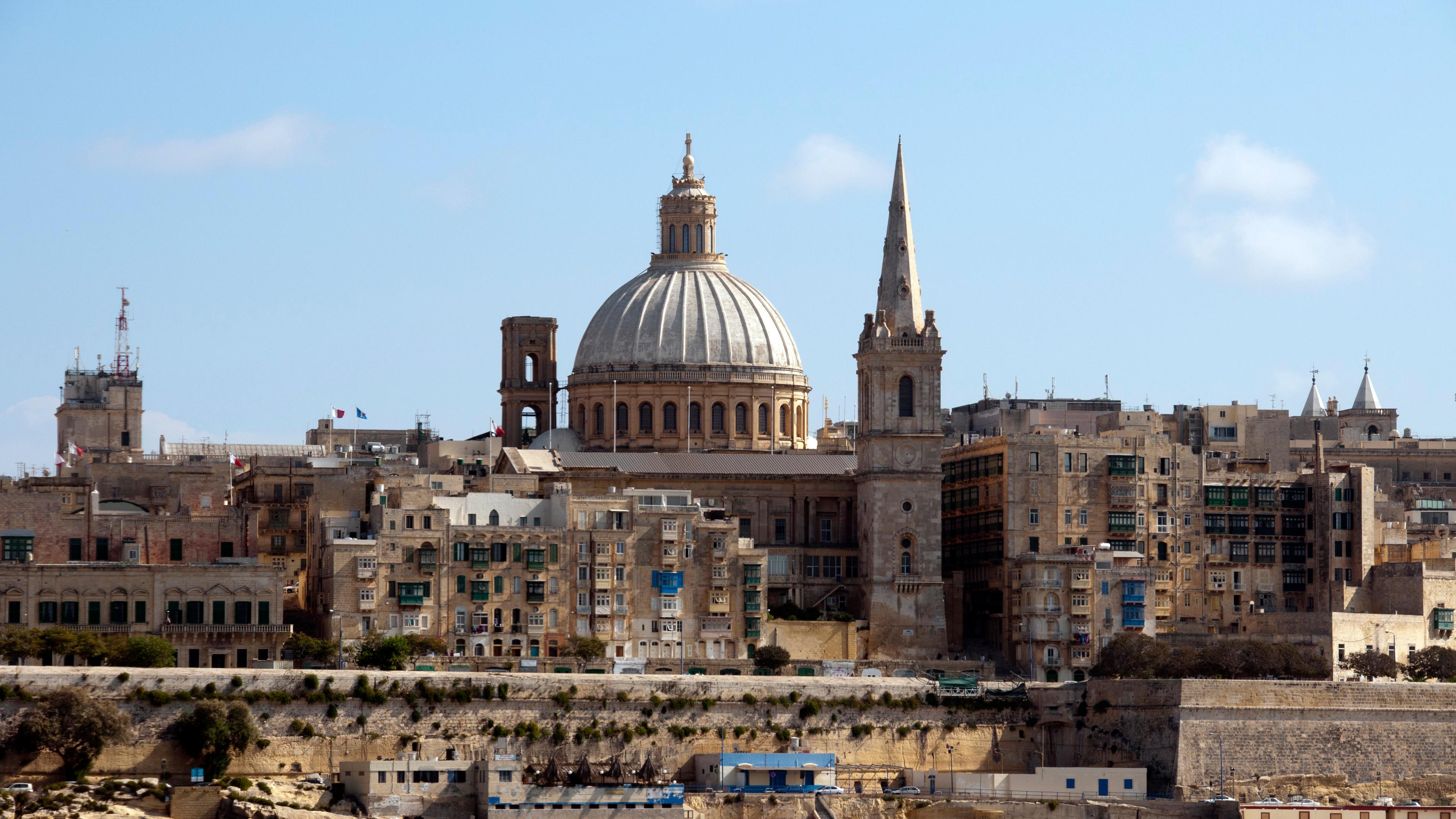 stadtansicht von valetta