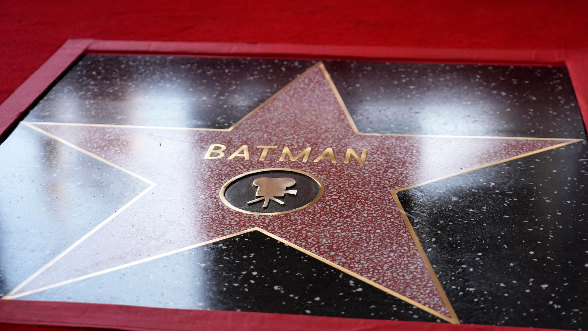 Stern von Batman auf dem Walk of Fame 