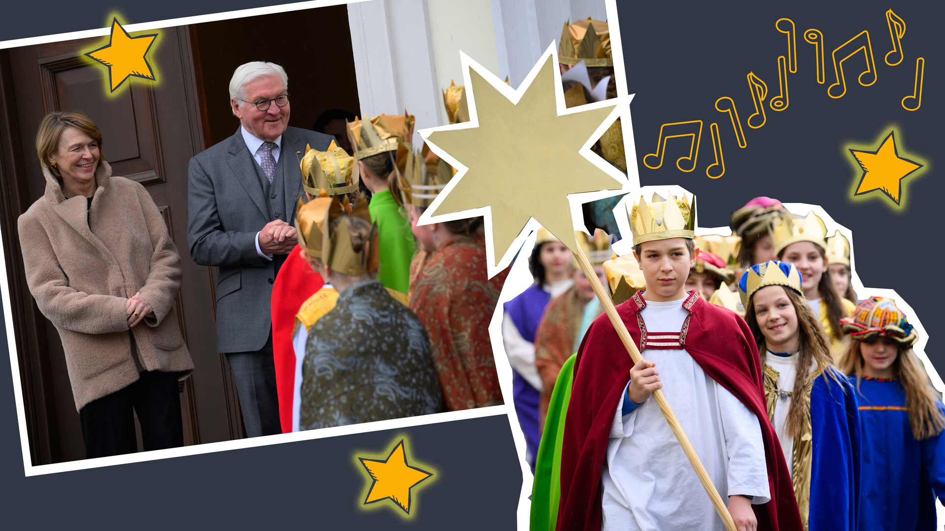 Sternsinger bei Steinmeier