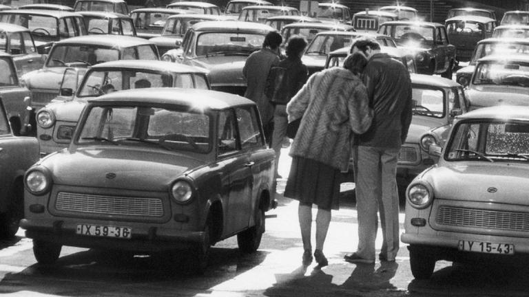 Straßenszene in der DDR