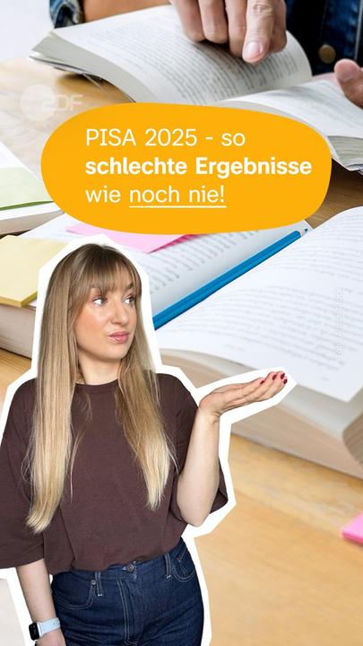 Die deutschen Schülerinnen und Schüler erreichen bei der PISA-Studie 2025 nur Durchschnittswerte.