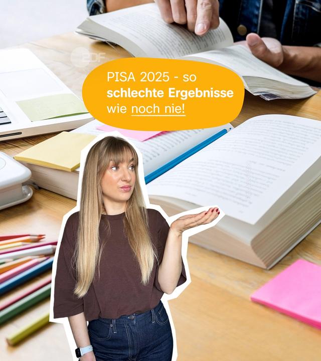 Die deutschen Schülerinnen und Schüler erreichen bei der PISA-Studie 2025 nur Durchschnittswerte.