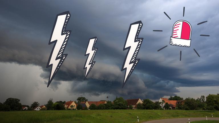 Superzellen-Gewitter
