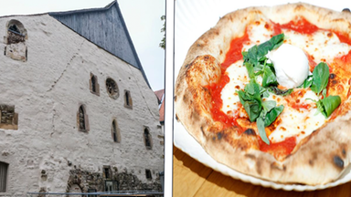 Synagoge und Pizza