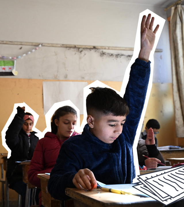 Schüler in Syrien