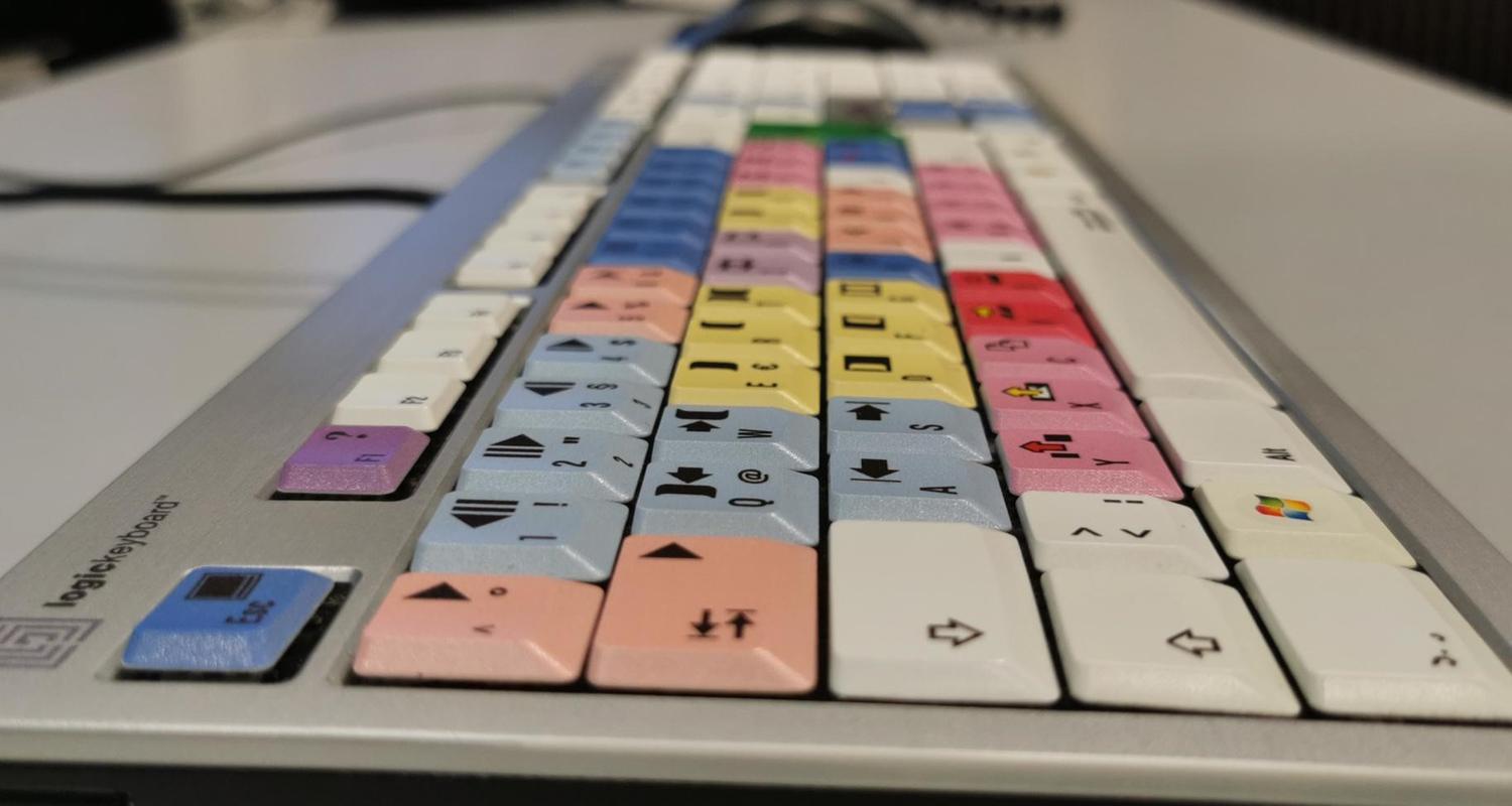Tastatur für Schnittprogramme