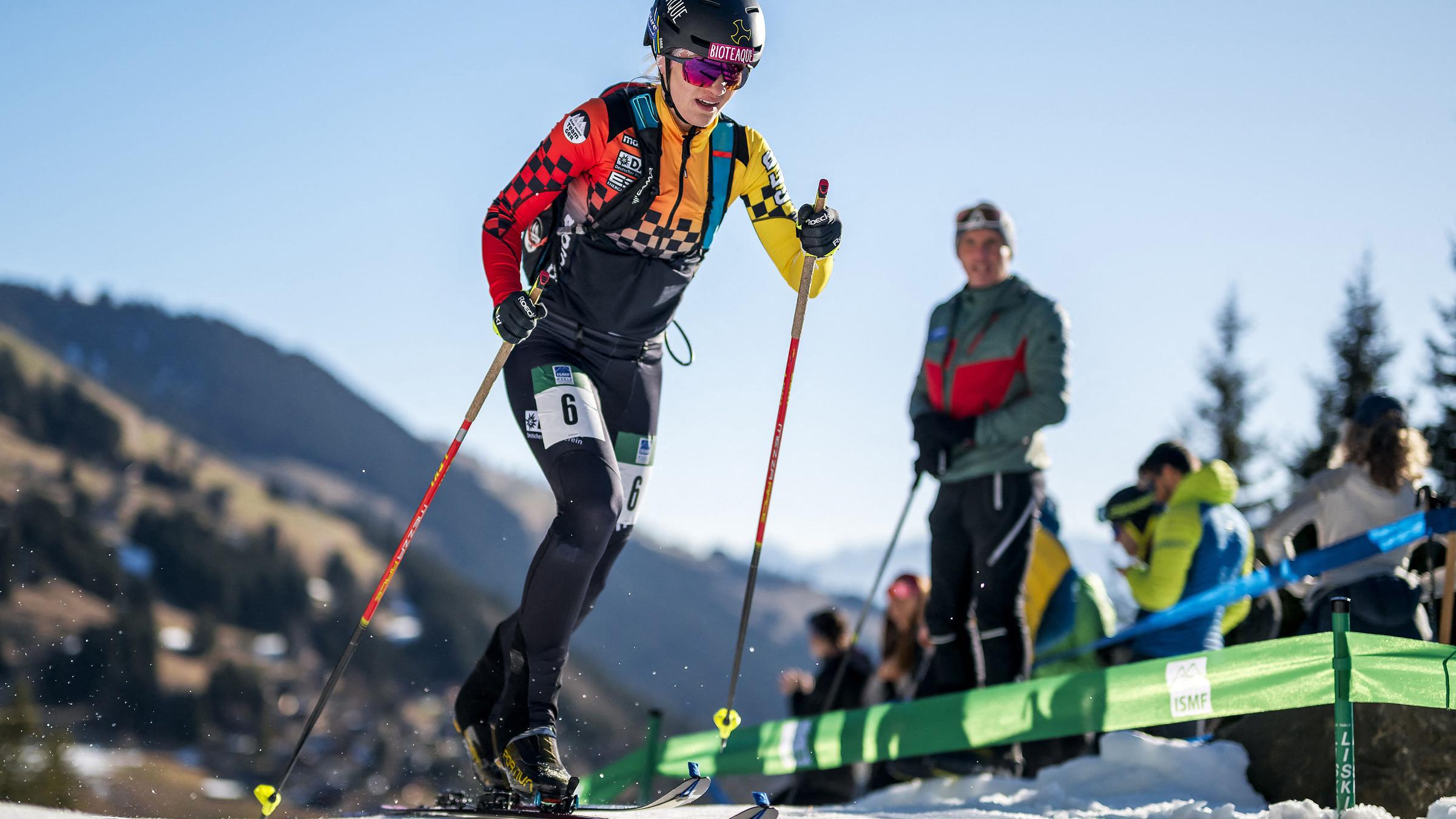 Tatjana Paller beim WM-Sprint Anfang März in Morgins, Schweiz