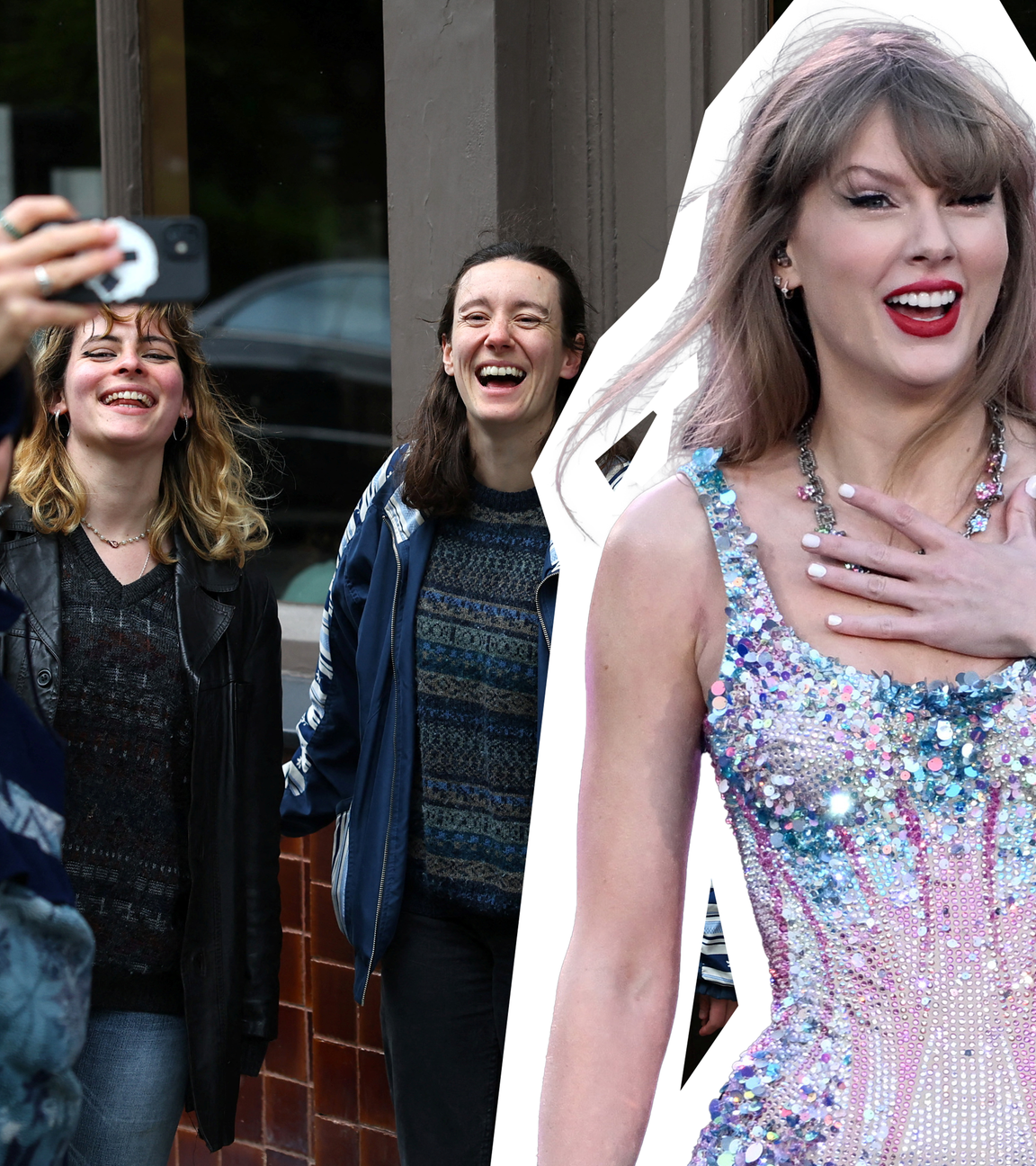 Swift-Fans vor Londoner Kneipe