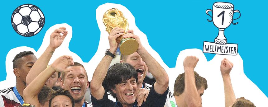 Die Nationalmannschaft rund um Joachim Löw feier ihren Weltmeistertitel. 