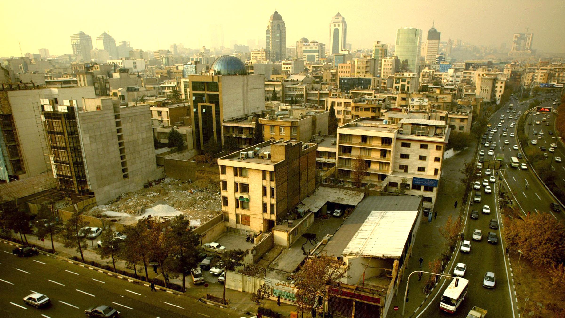 Stadtansicht von Teheran