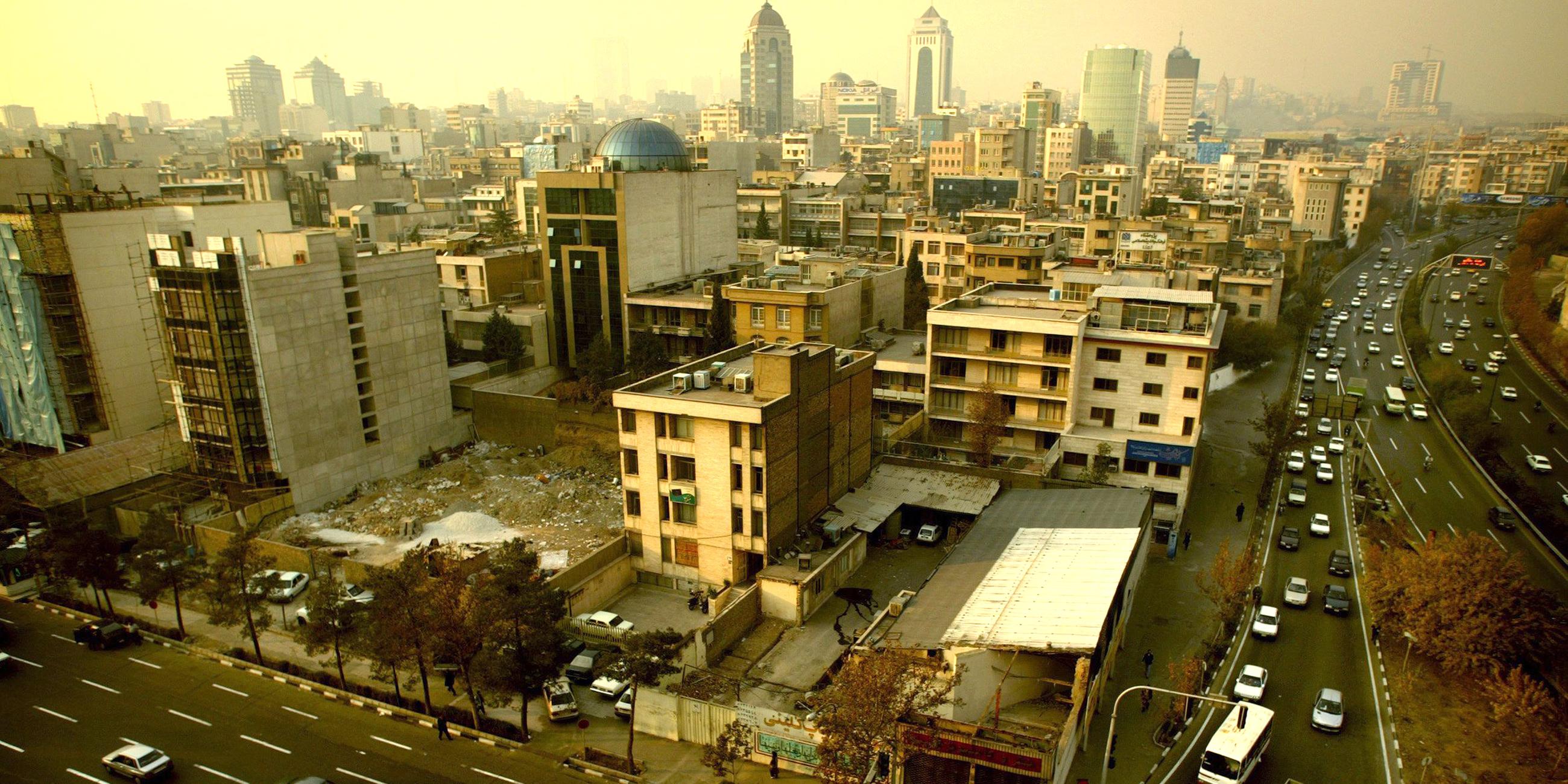 Stadtansicht von Teheran