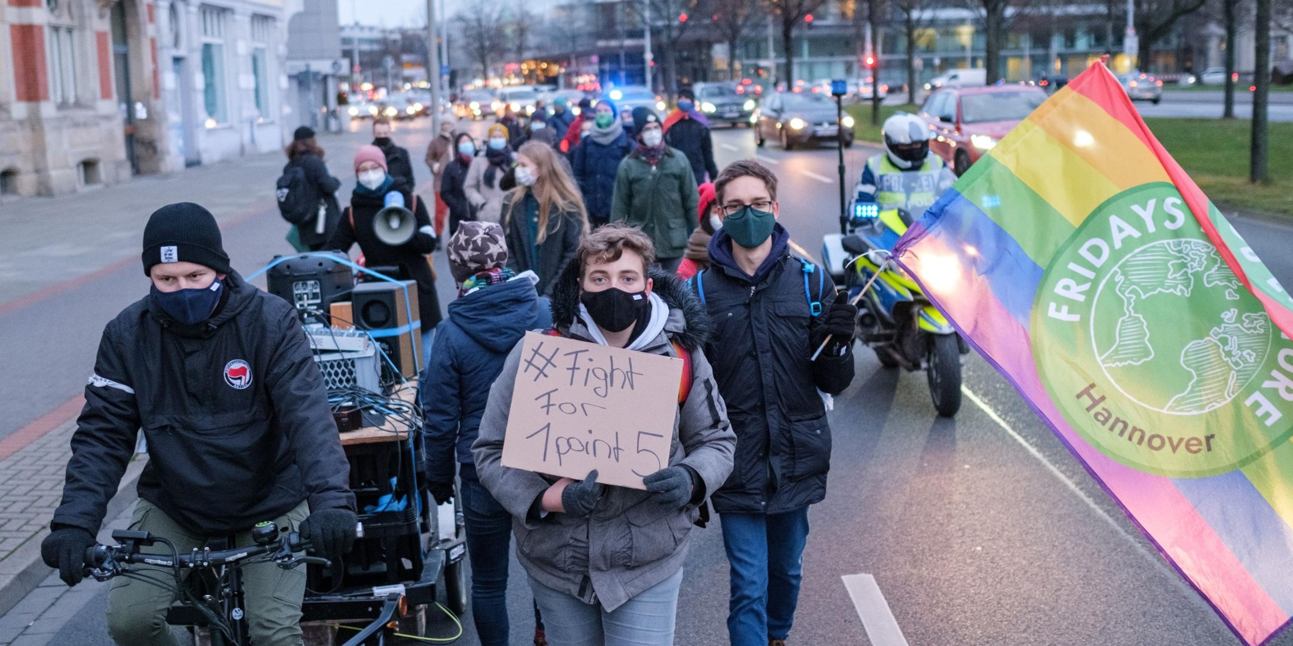Aktivisten der Klimabewegung "Fridays for Future". Archivbild