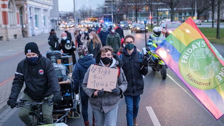 Aktivisten der Klimabewegung "Fridays for Future". Archivbild