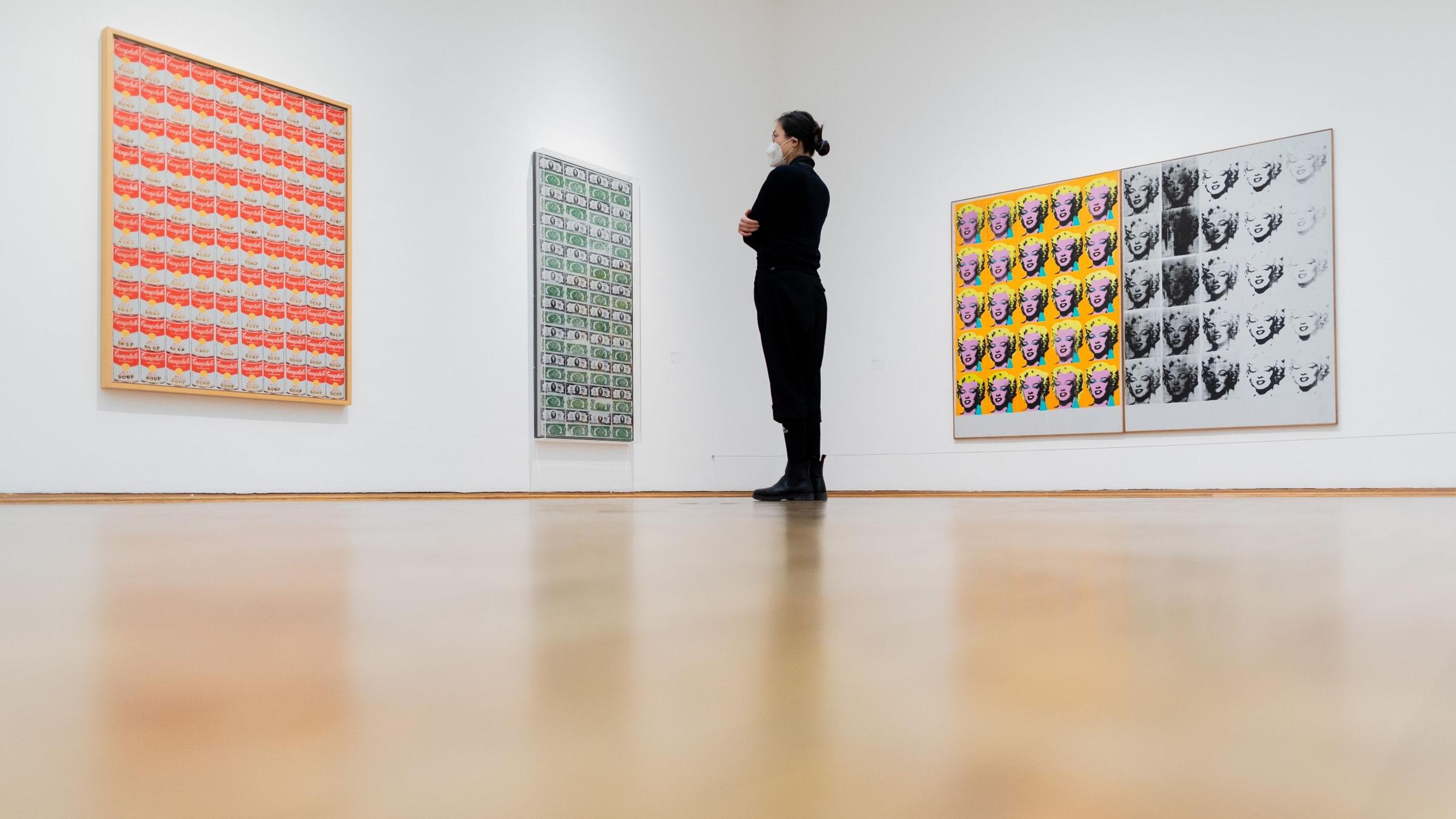 Andy Warhol im Museum Ludwig. Archivbild