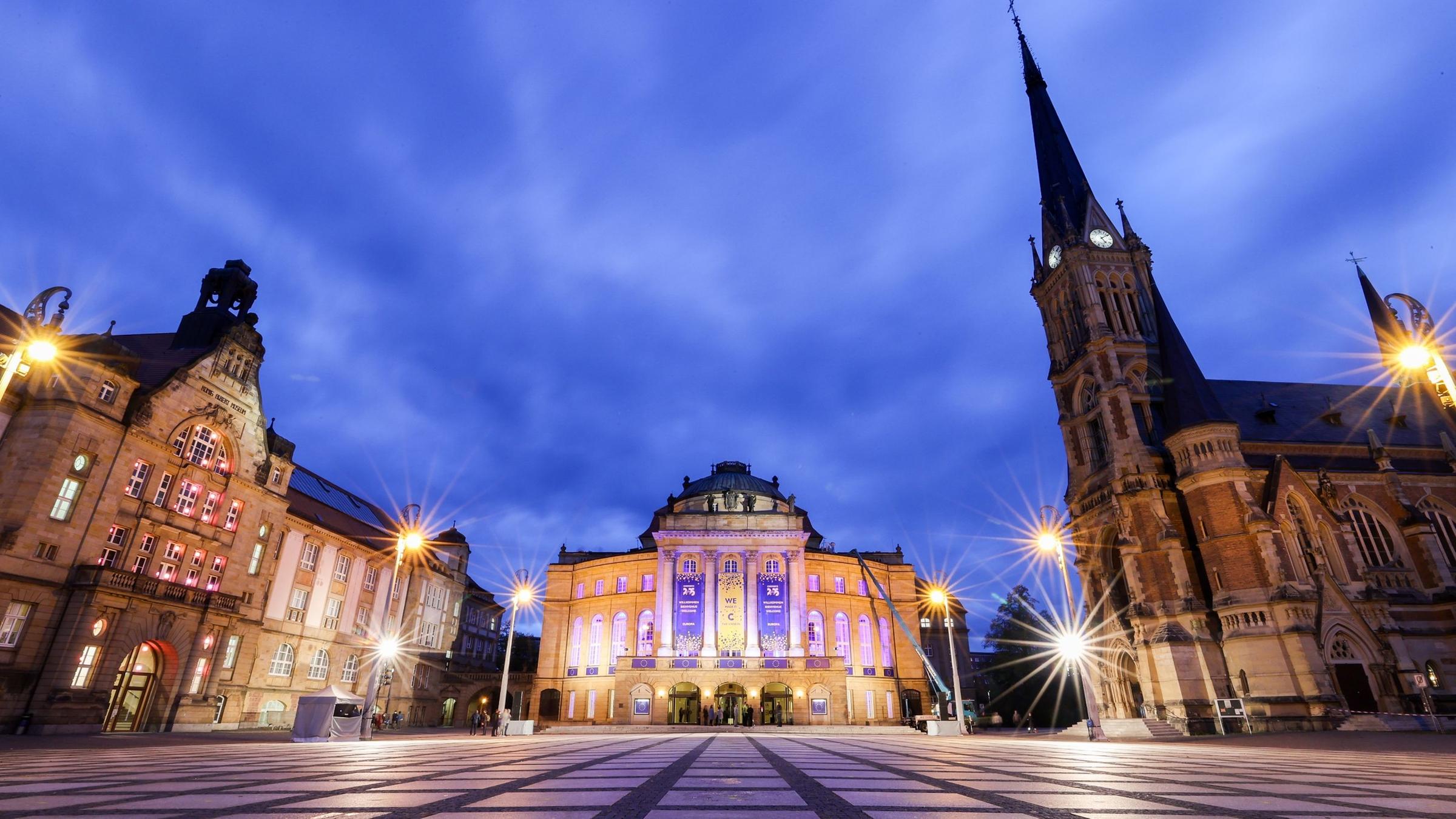 Das Opernhaus in Chemnitz. Archivbild