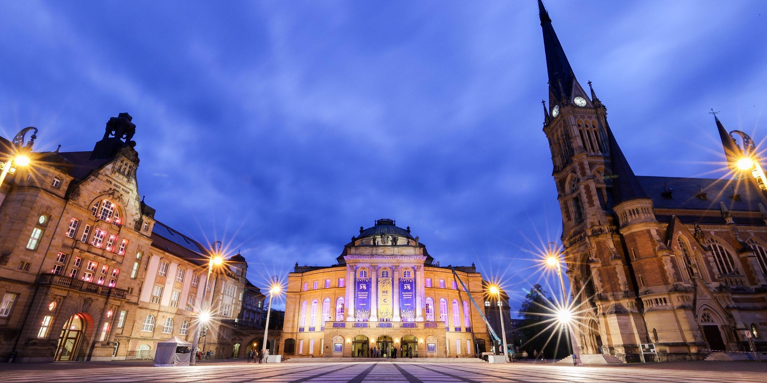 Das Opernhaus in Chemnitz. Archivbild