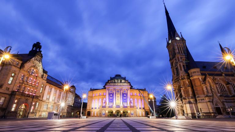 Das Opernhaus in Chemnitz. Archivbild