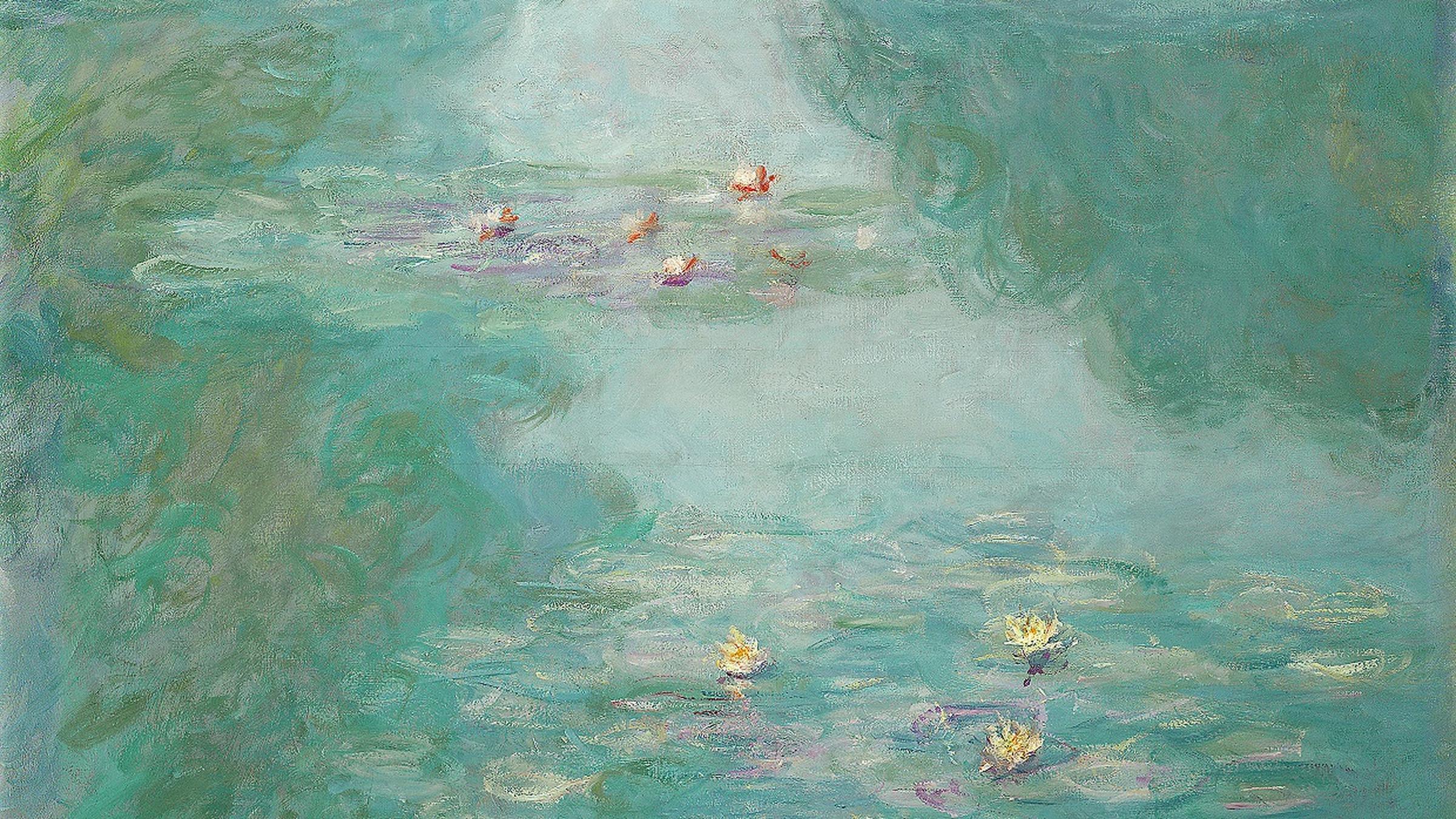 Das Werk "Seerosen" von Claude Monet aus dem Jahr 1908.