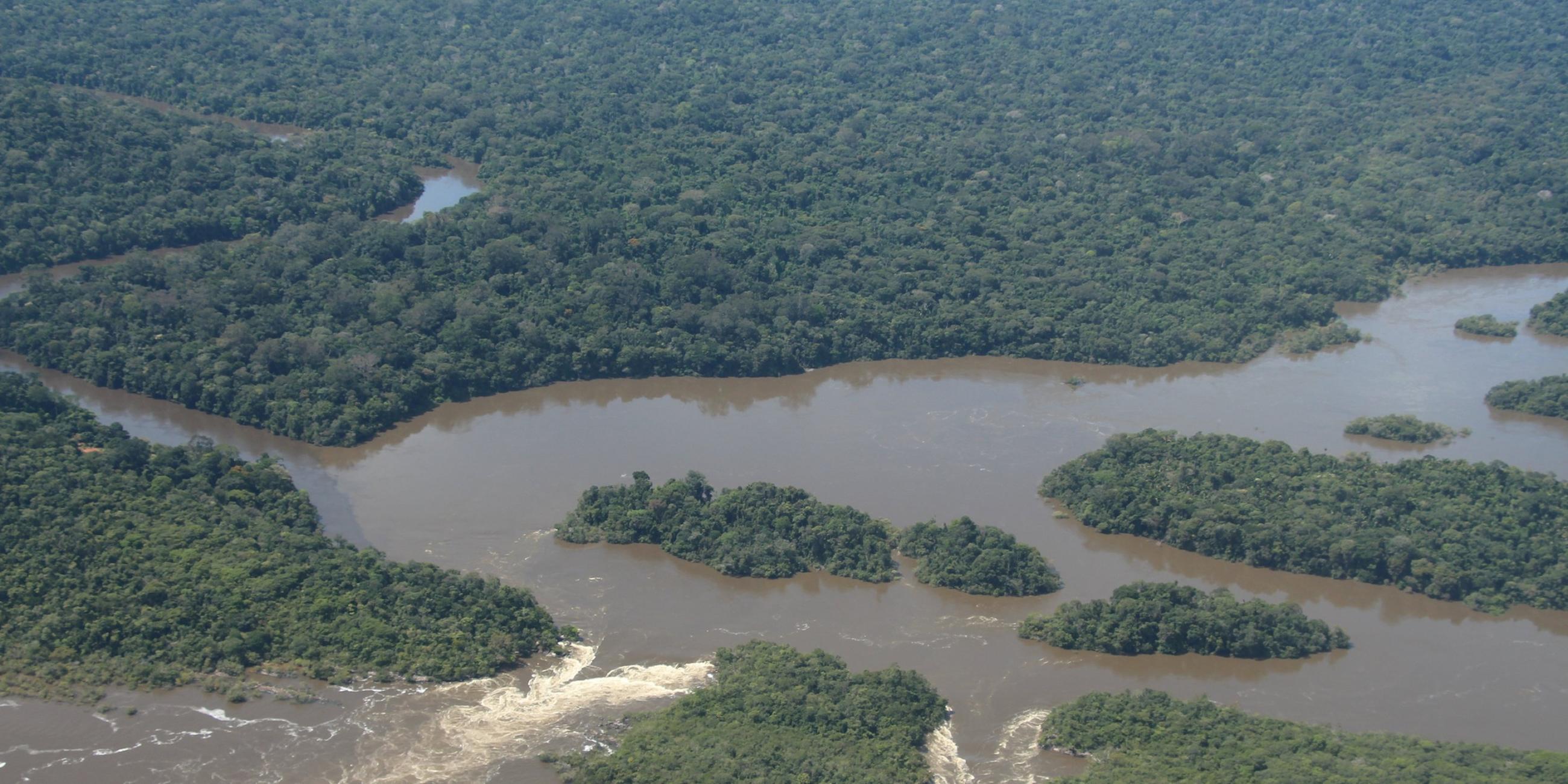 Der Juruena-Nationalpark im Amazonas-Regenwald in Brasilien.