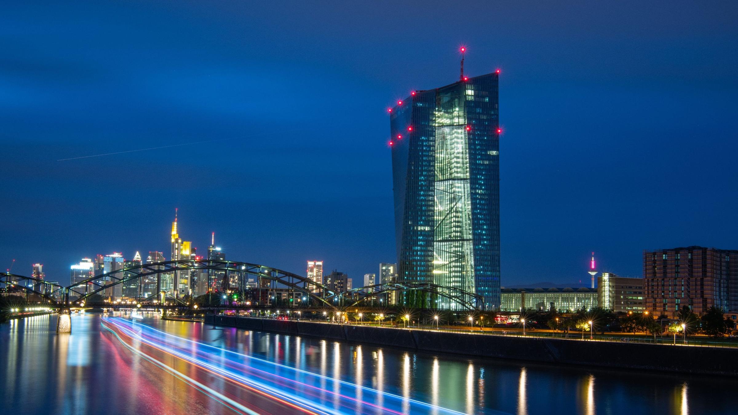 Die Europäische Zentralbank in Frankfurt.