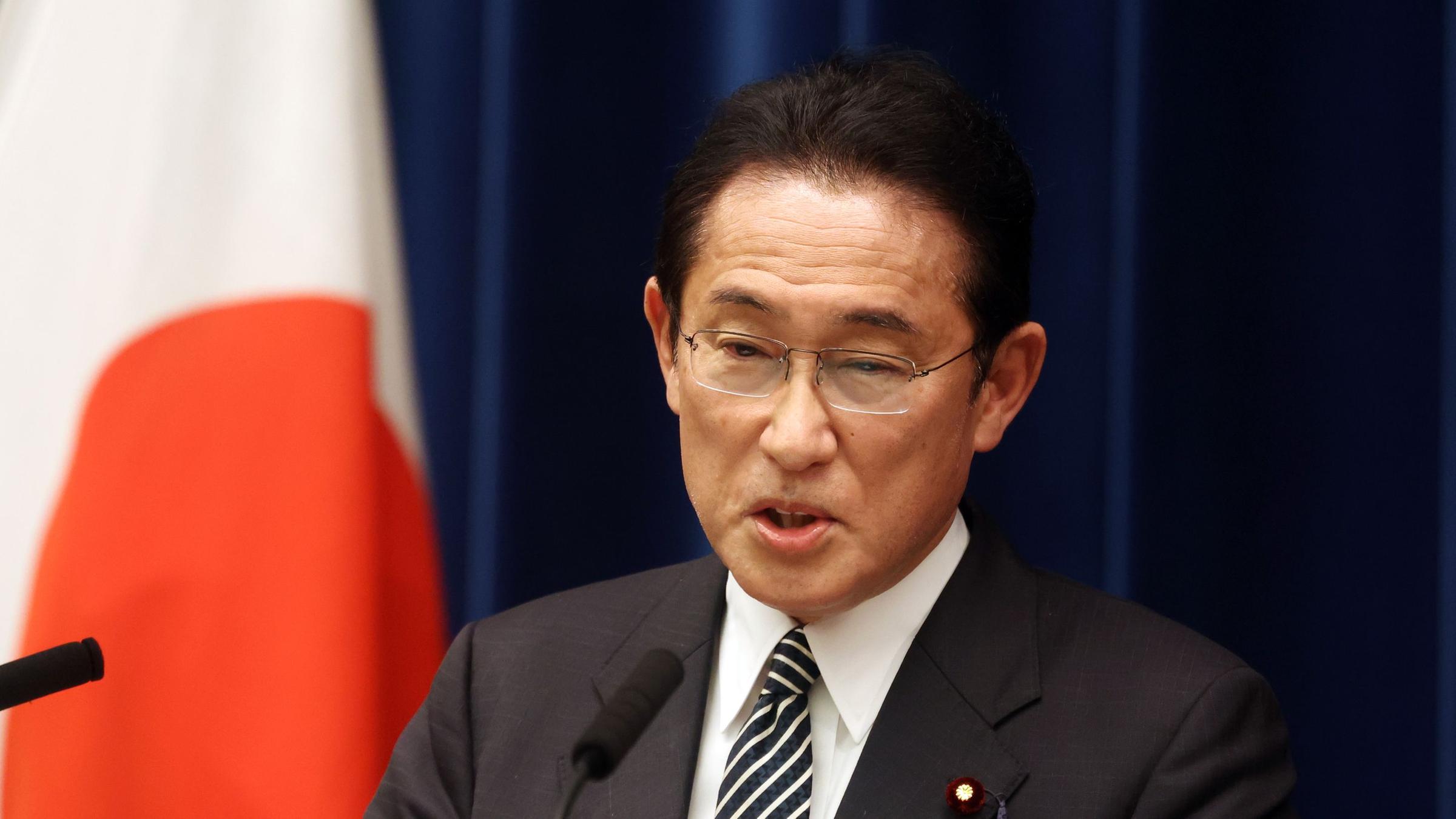 Japans Premierminister Fumio Kishida. Archivbild