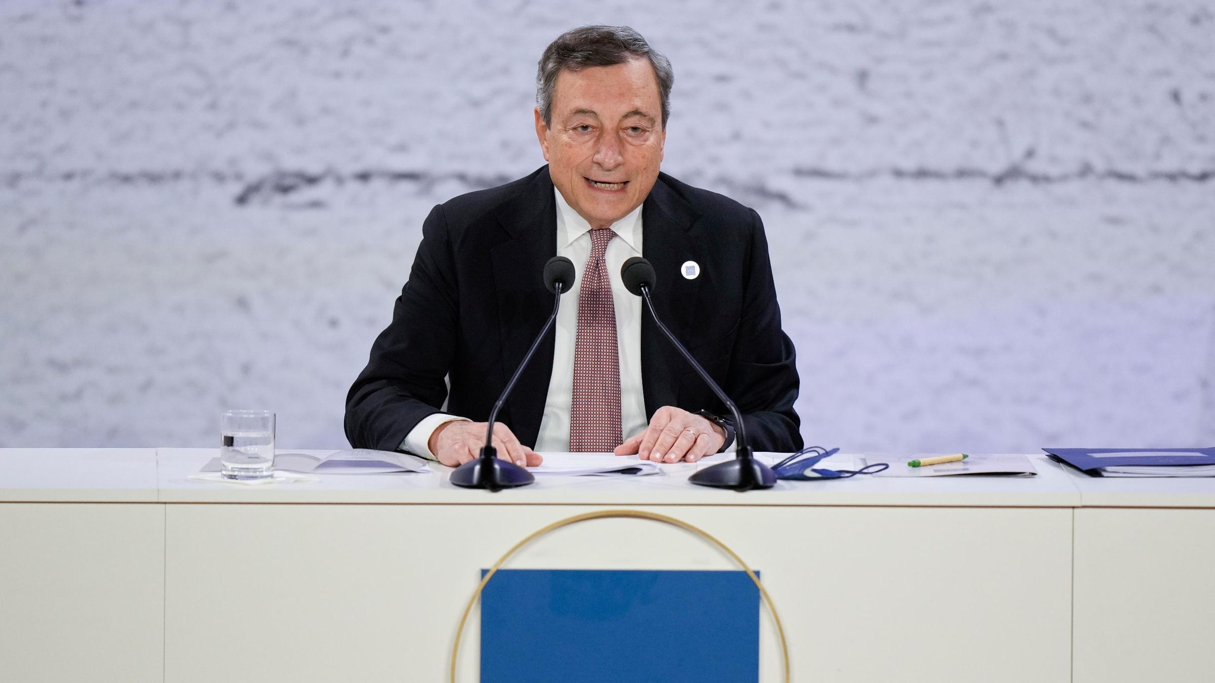 Mario Draghi, Premierminister von Italien.