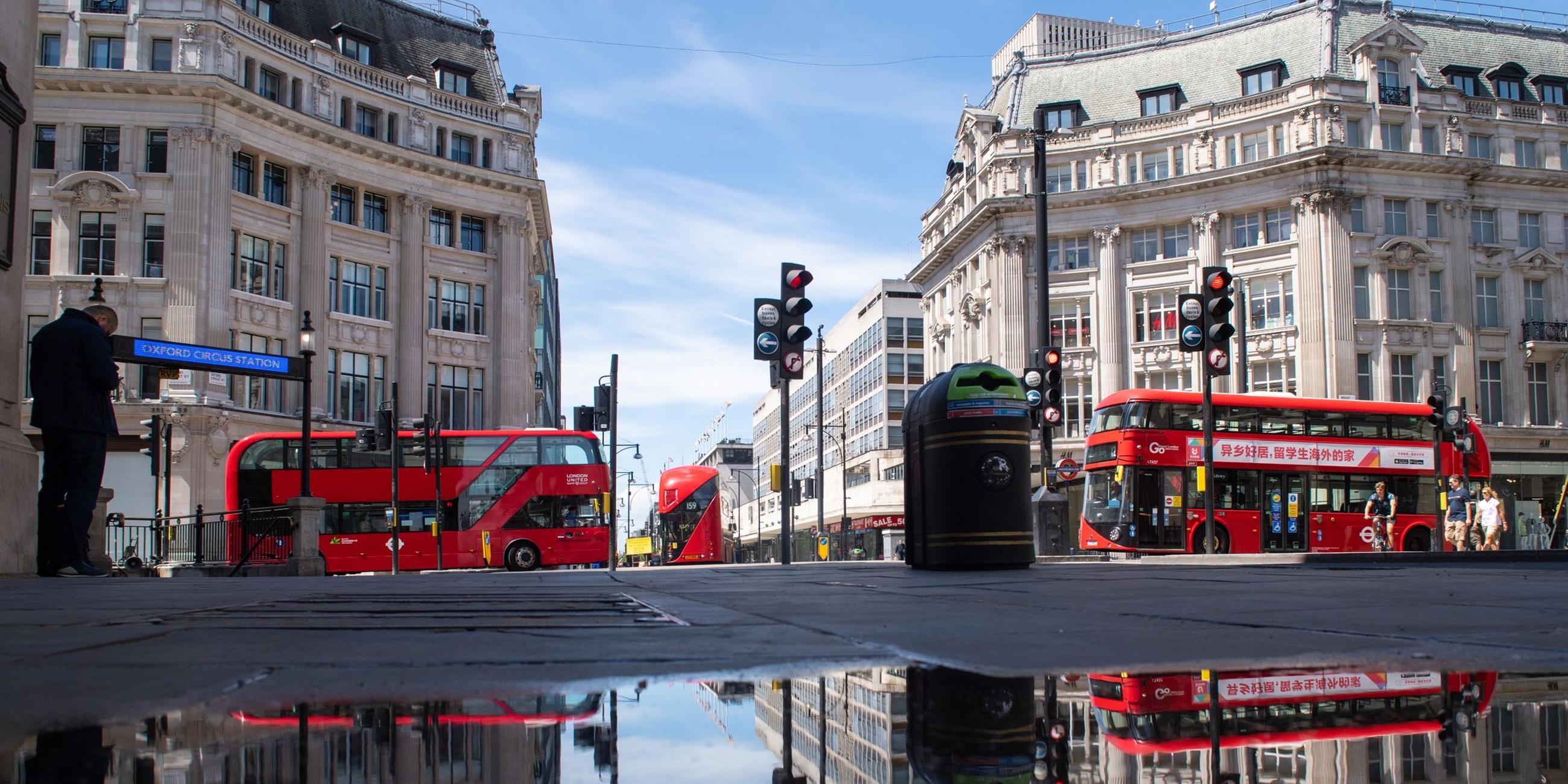 Oxford Circus in London