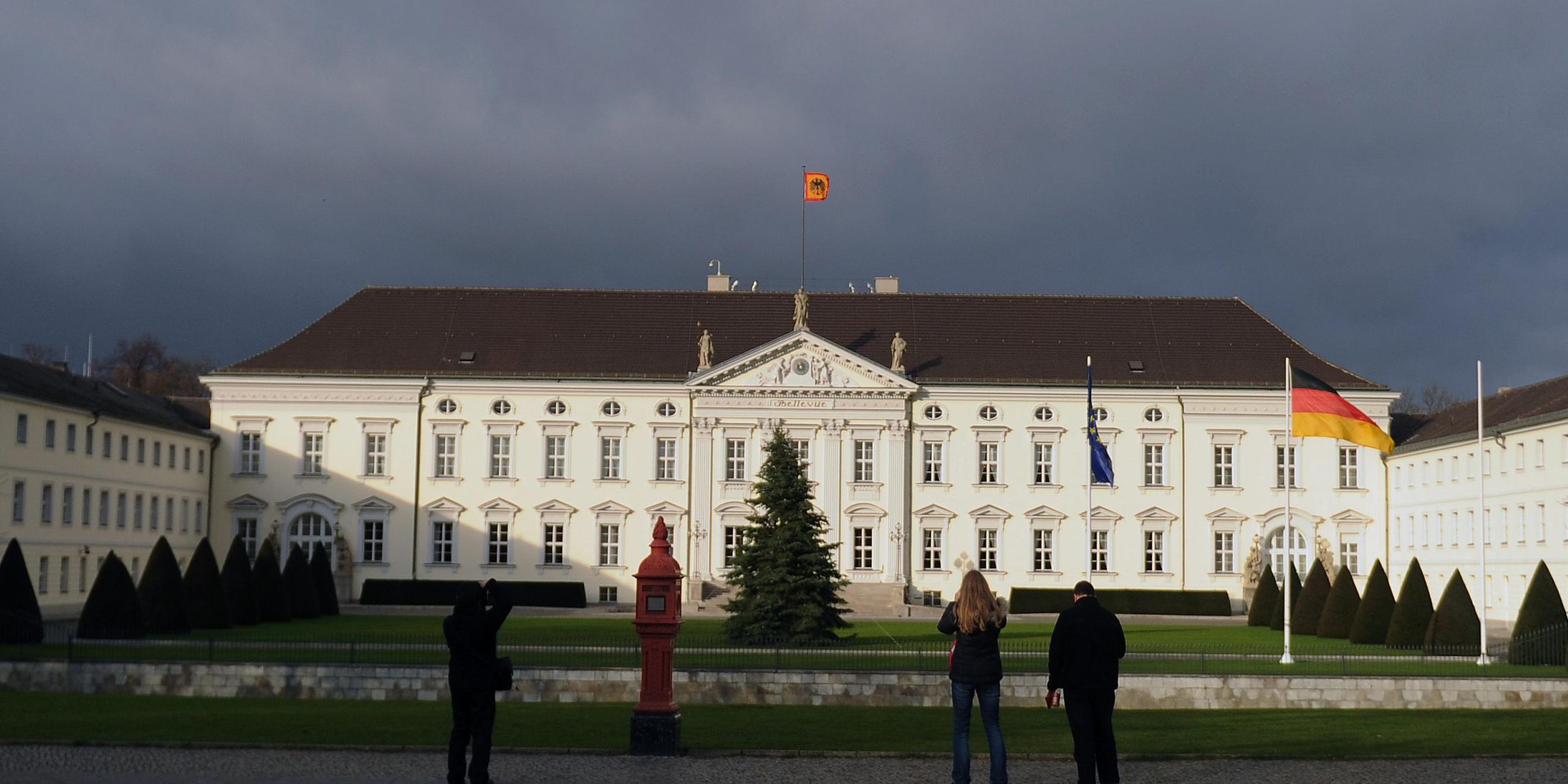 Schloss Bellevue in Berlin. Archivbild