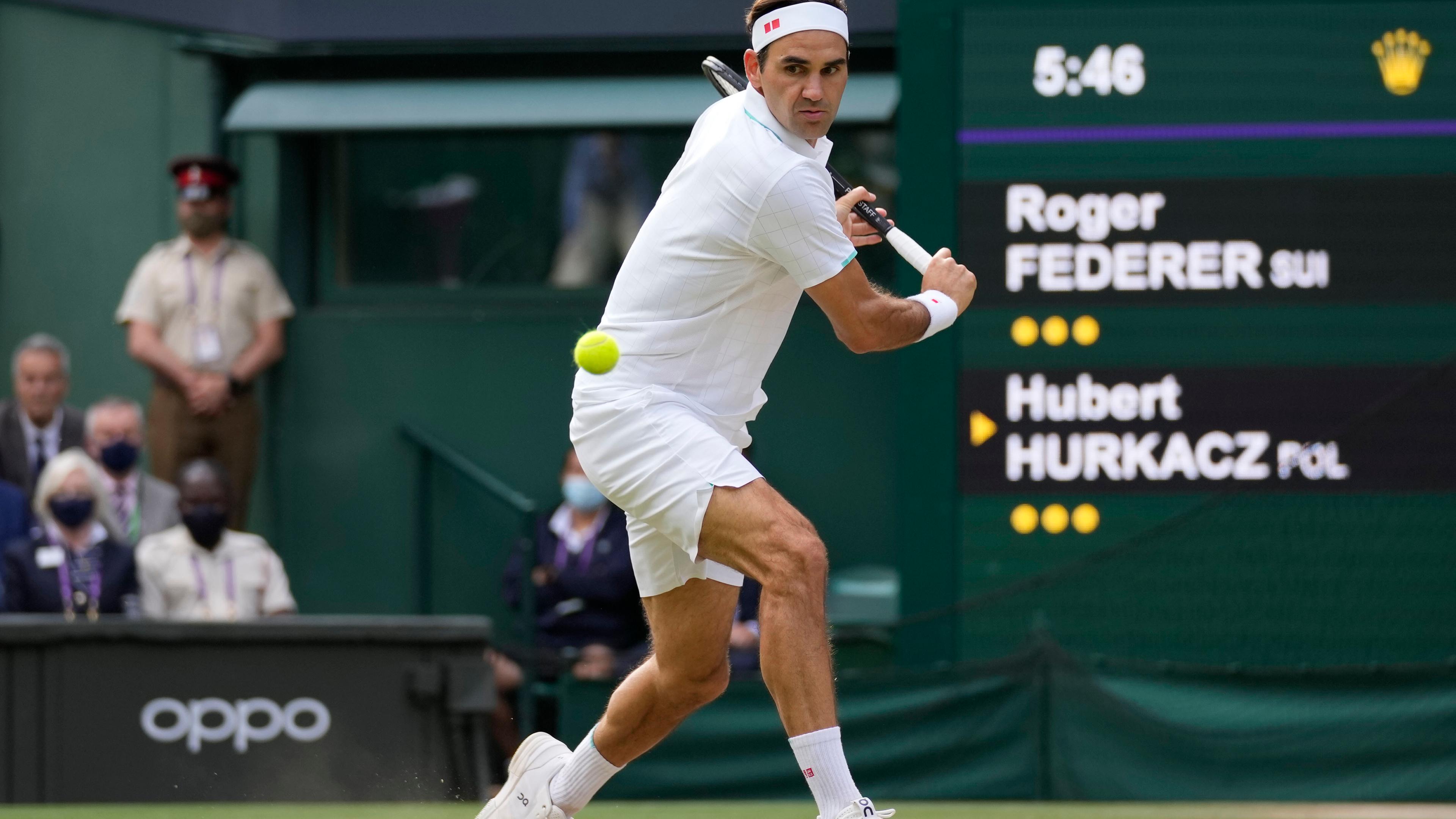 Roger Federer in Wimbledon