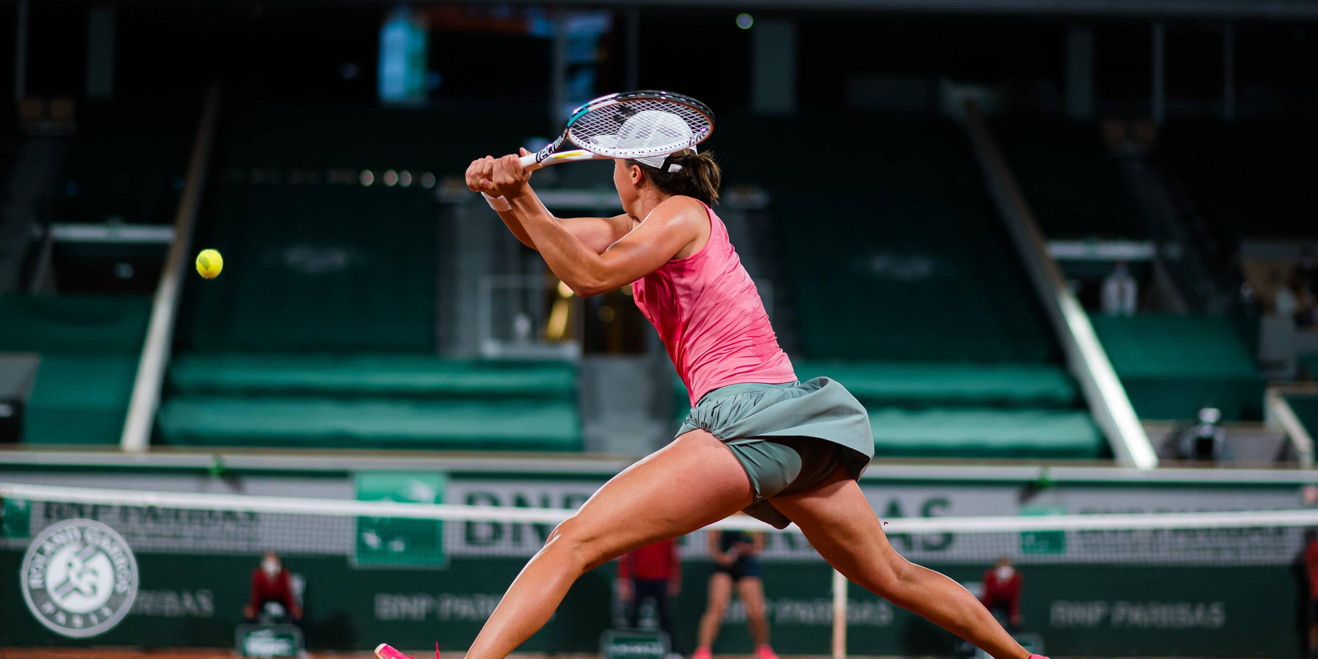 Iga Siwatek aus Polen bei der French Open