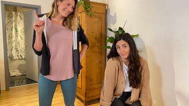 Teresa und Personaltrainerin Nina Heinl