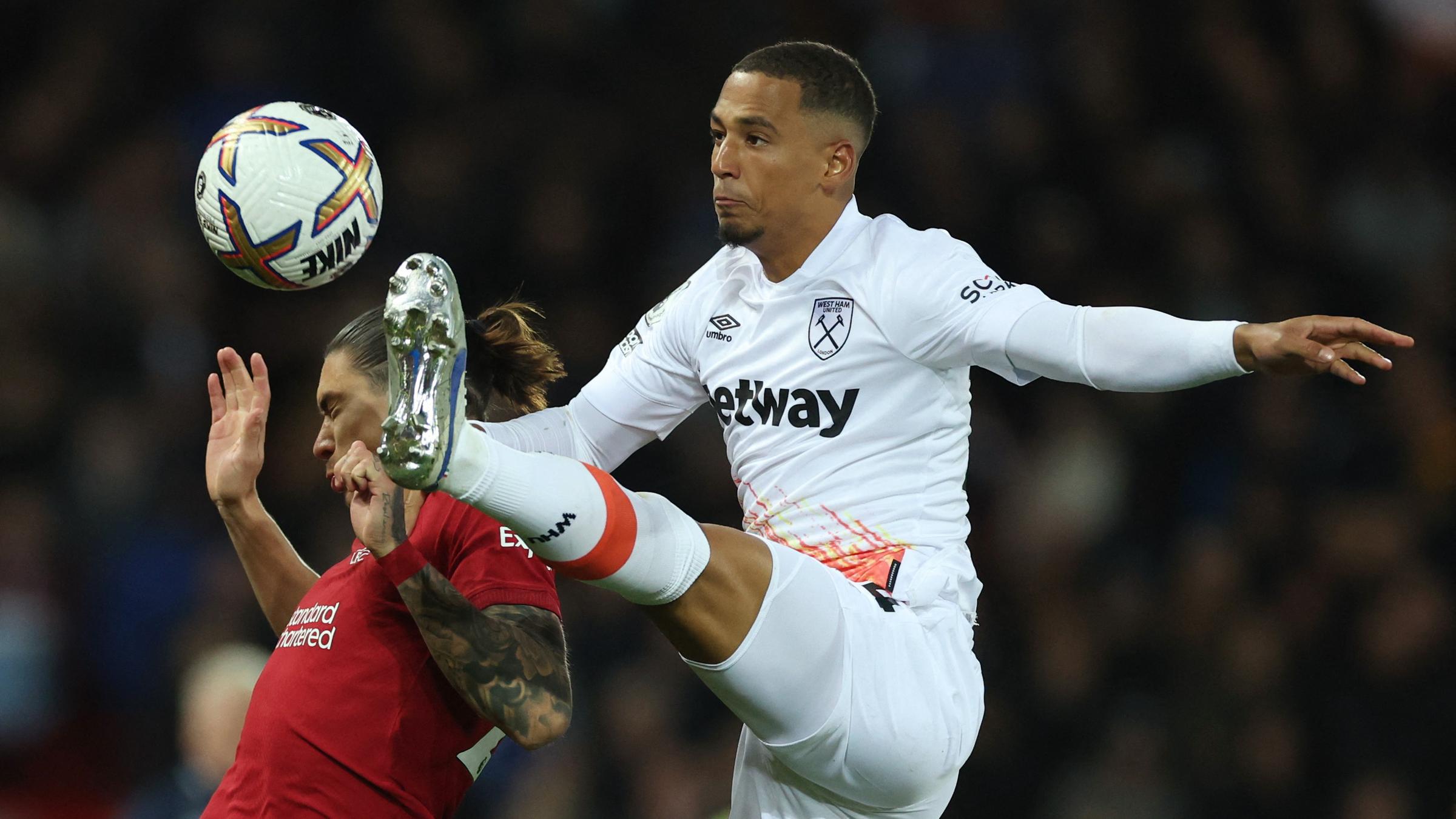 Thilo Kehrer ll - Premier League - Liverpool v West Ham United