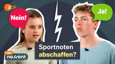 Junge und Mädchen mit Blitz dazwischen  