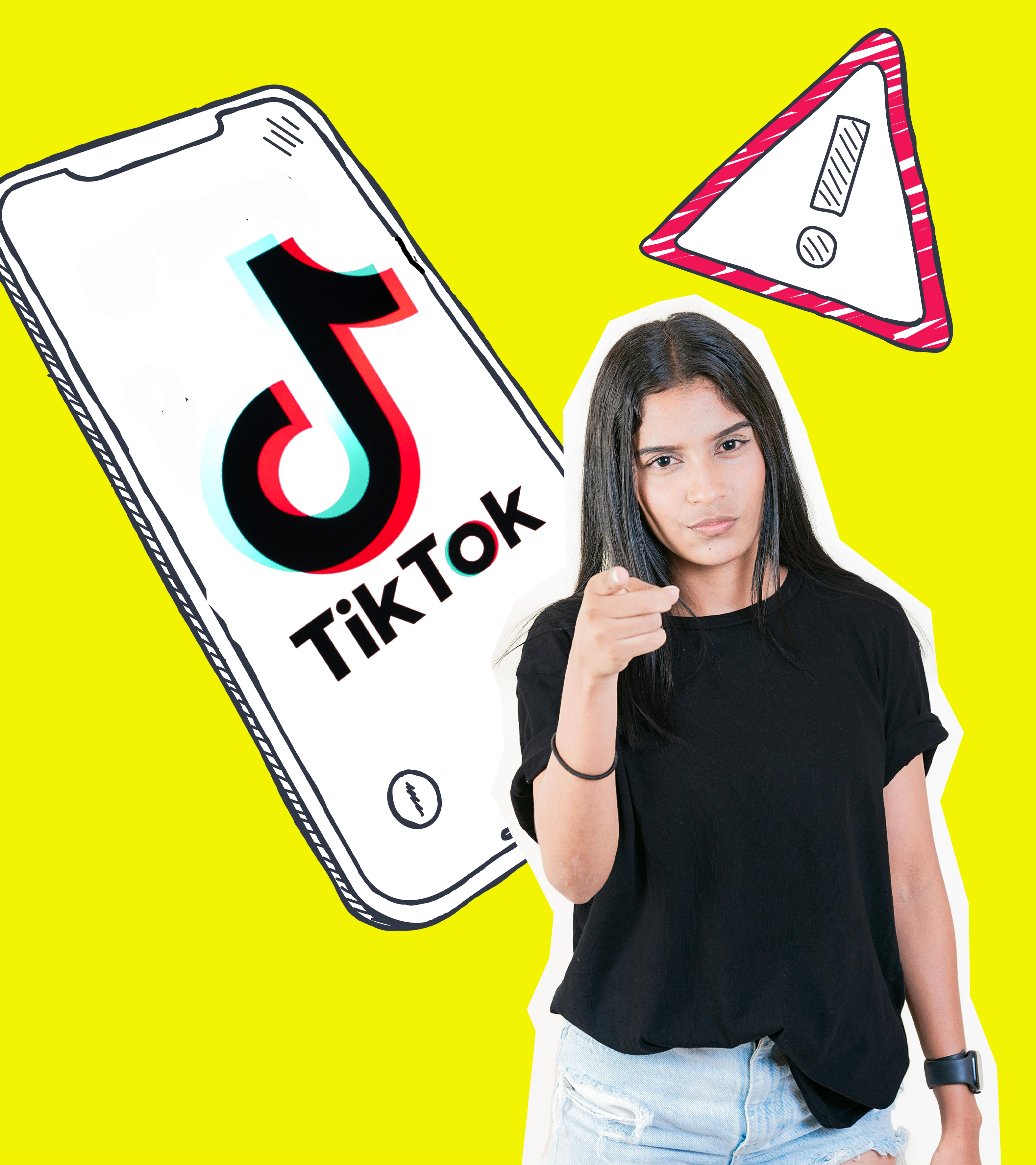 Grafik mit Tiktok