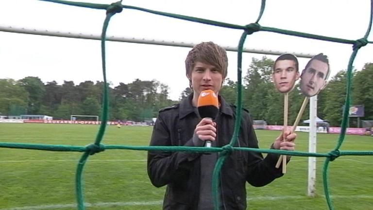 Tim als Reporter bei der EM 2012.