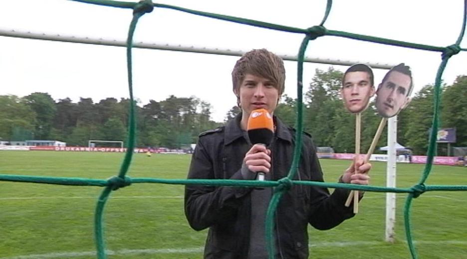 Tim als Reporter bei der EM 2012.