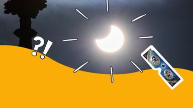 Eine partielle Sonnenfinsternis.