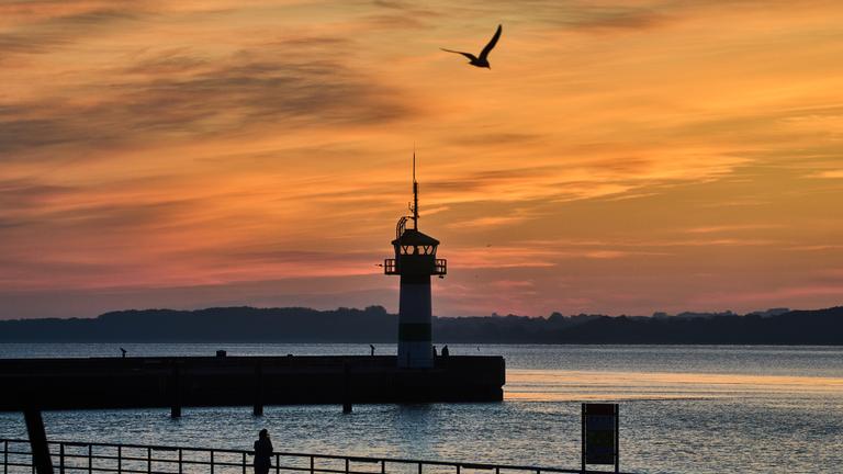 Sonnenaufgang in Travemünde
