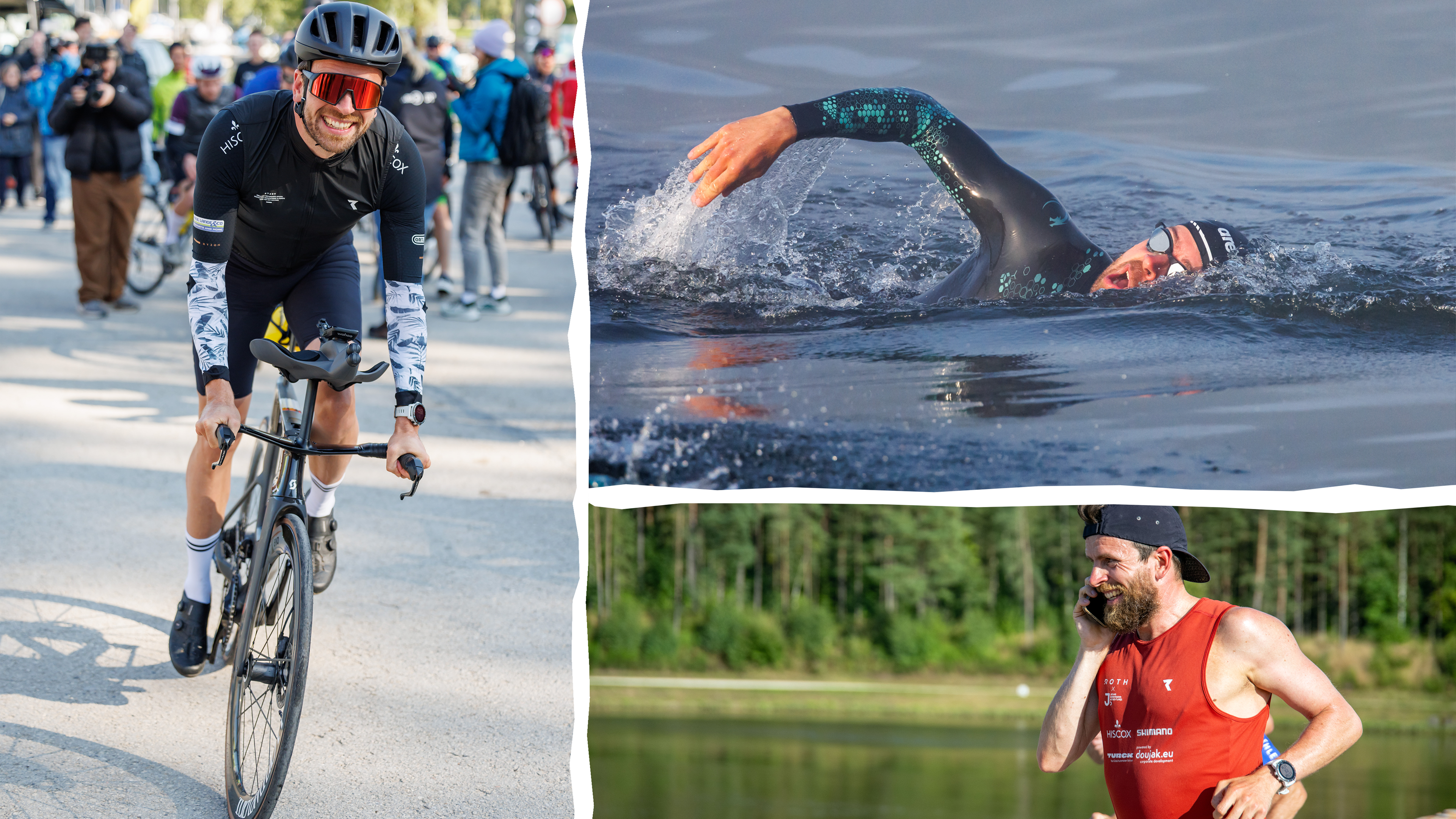 Jonas Deichmann beim Triathlon 