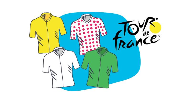 Tour de France Trikots GRafik
