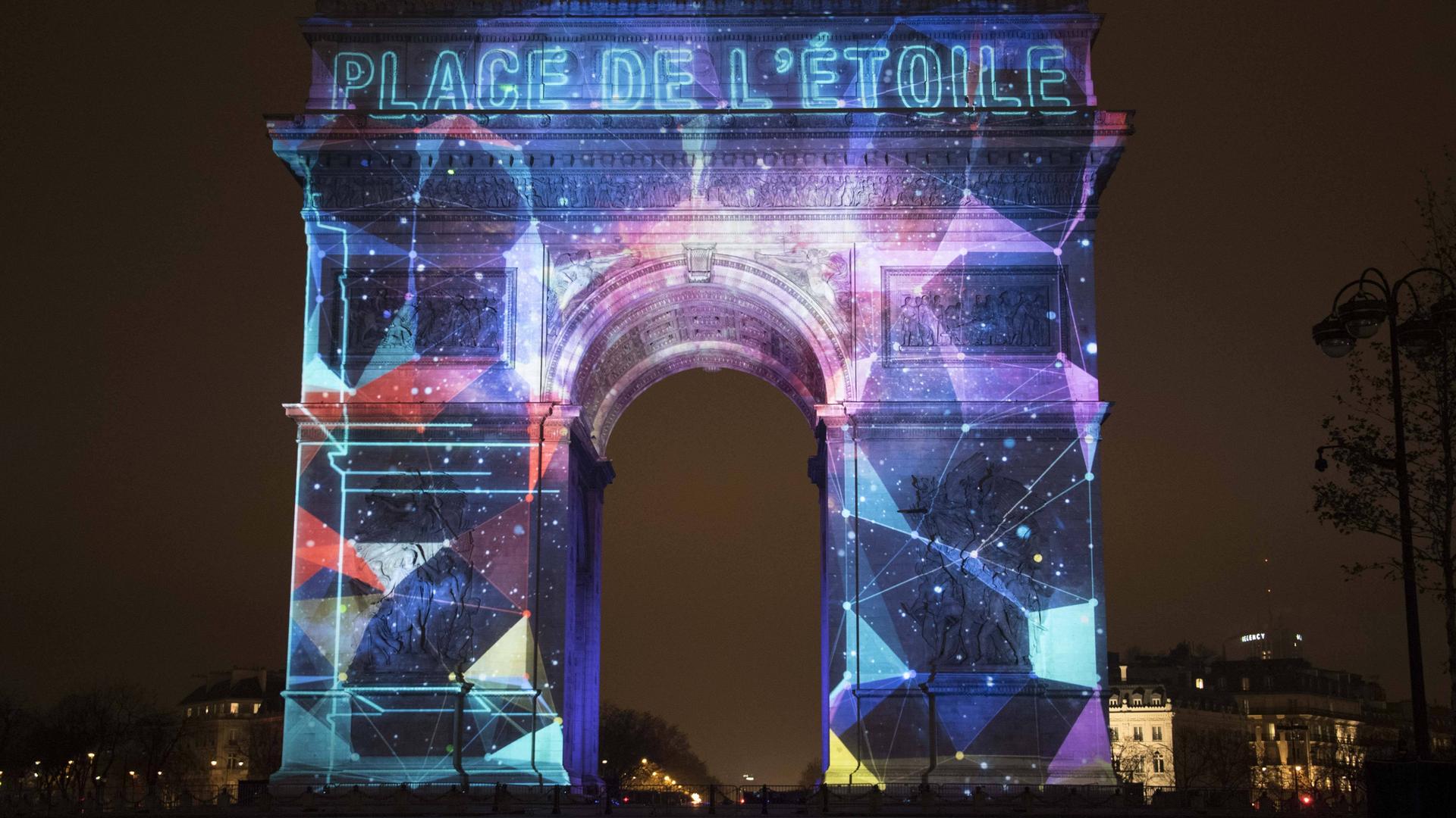 Triumphbogen an Silvester