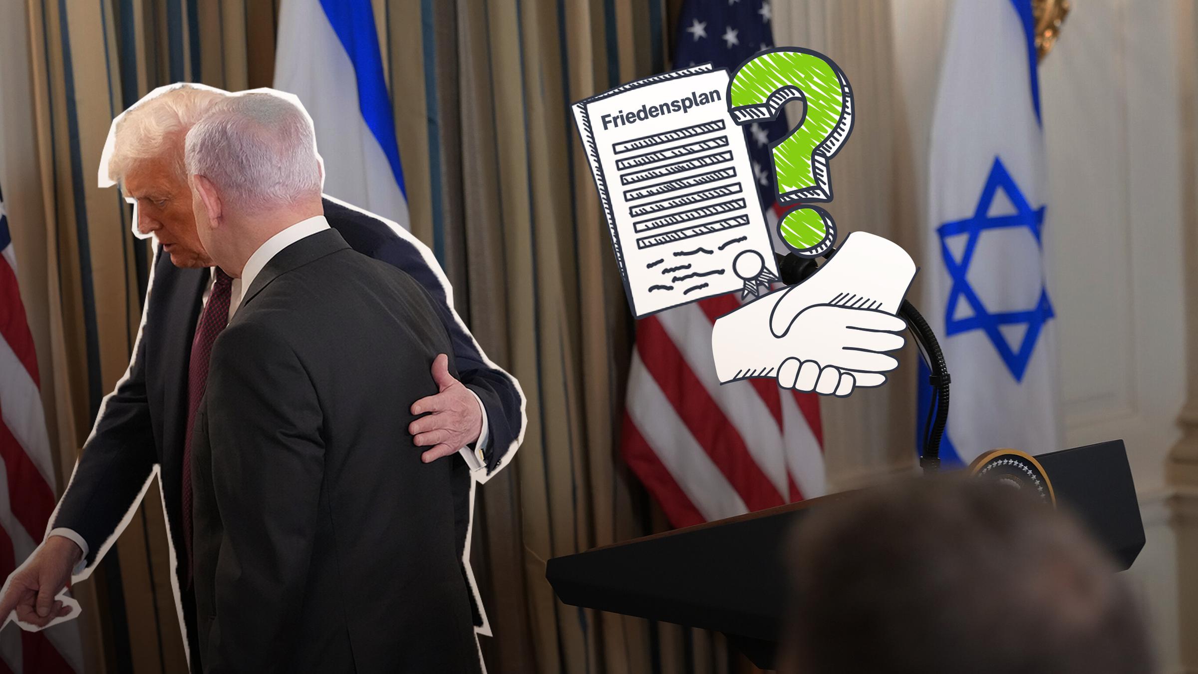 Das sind die Punkte von Trumps Friedensplan