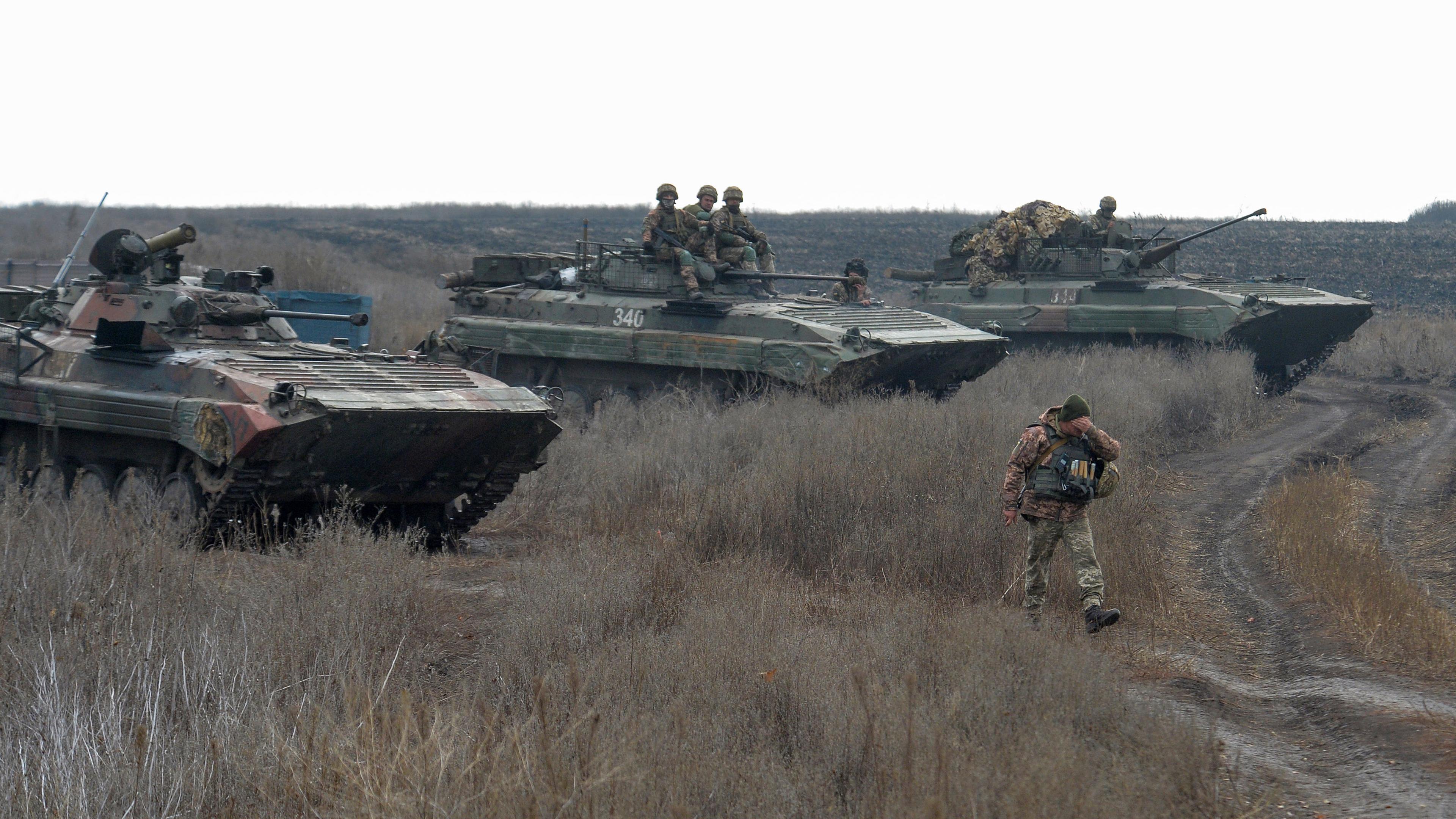 Truppenabzug in der Ostukraine
