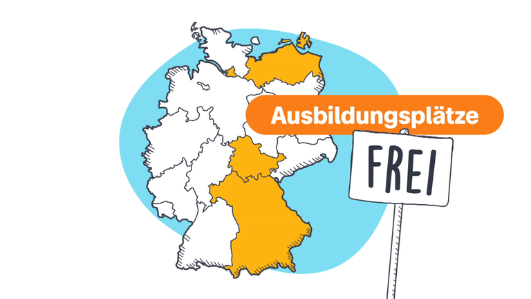 Unbesetzte Lehrstellen - Grafik