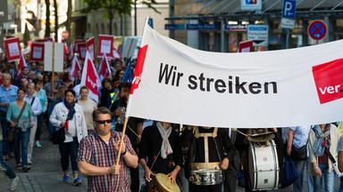 "ver.di" organisiert viele Warnstreiks