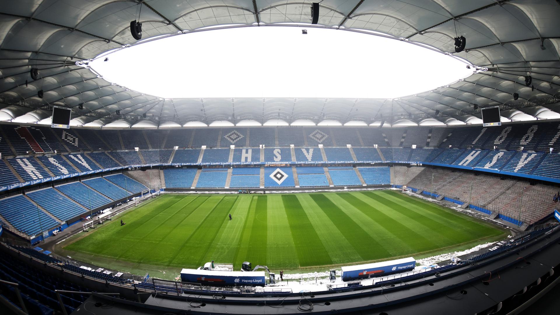Großes Stadion mit HSV-Logo