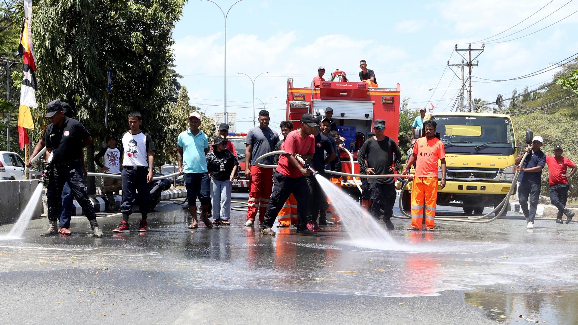 Vorbereitungen auf den Papstbesuch in Osttimor 