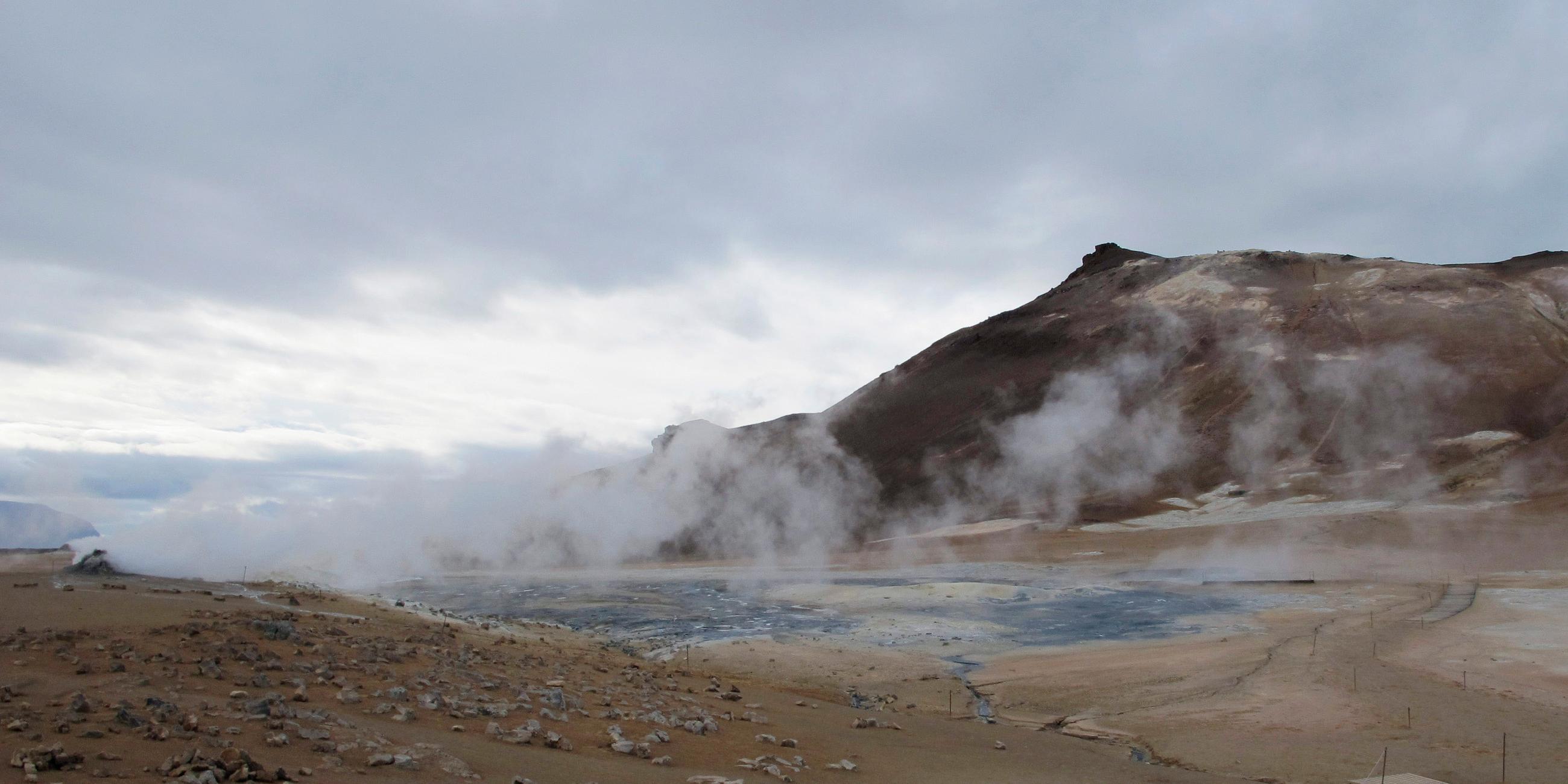 Vulkan in Island
