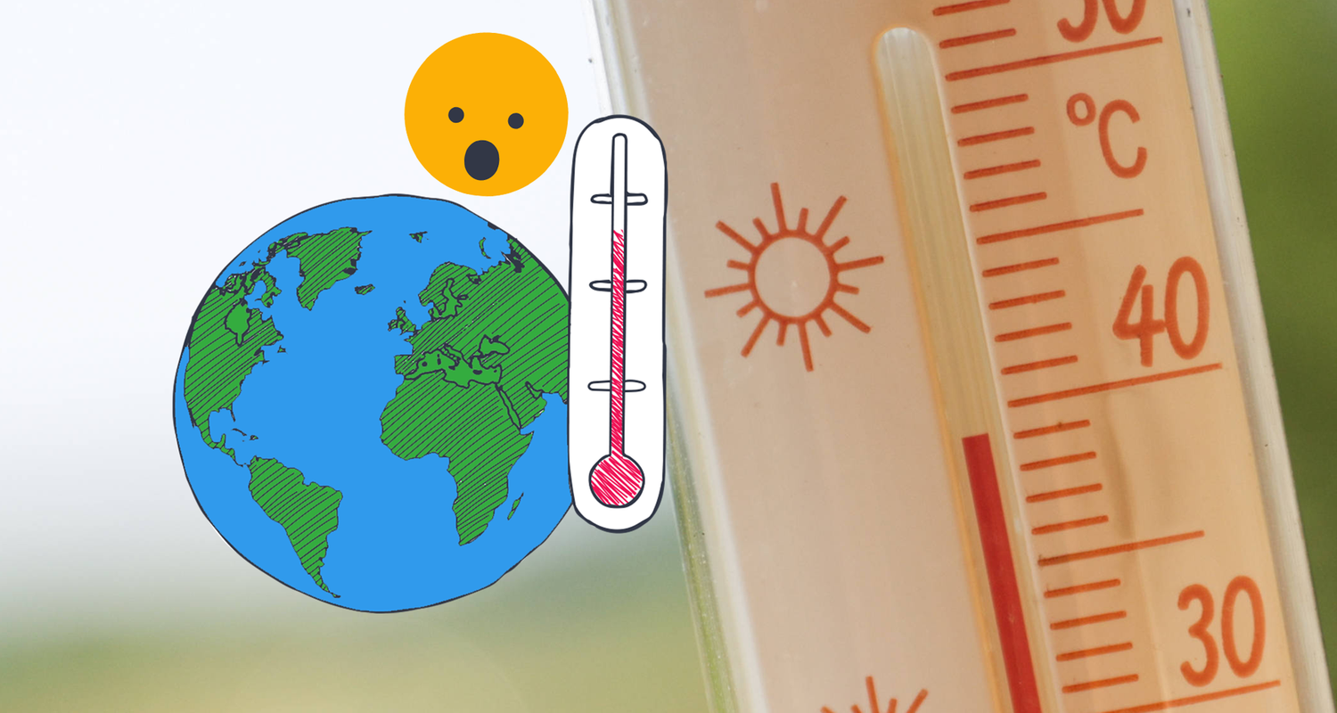 Thermometer, welches knapp 40 Grad zeigt.