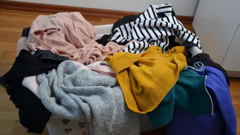 Wäsche Haufen